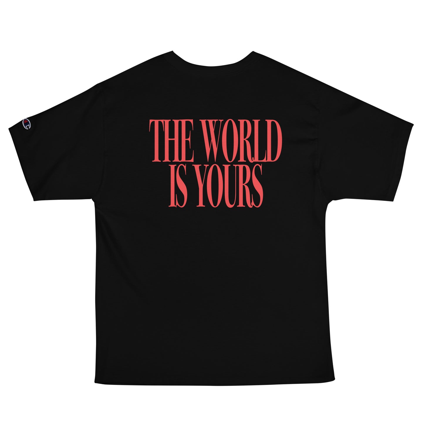 Camiseta champion “the world is yours”