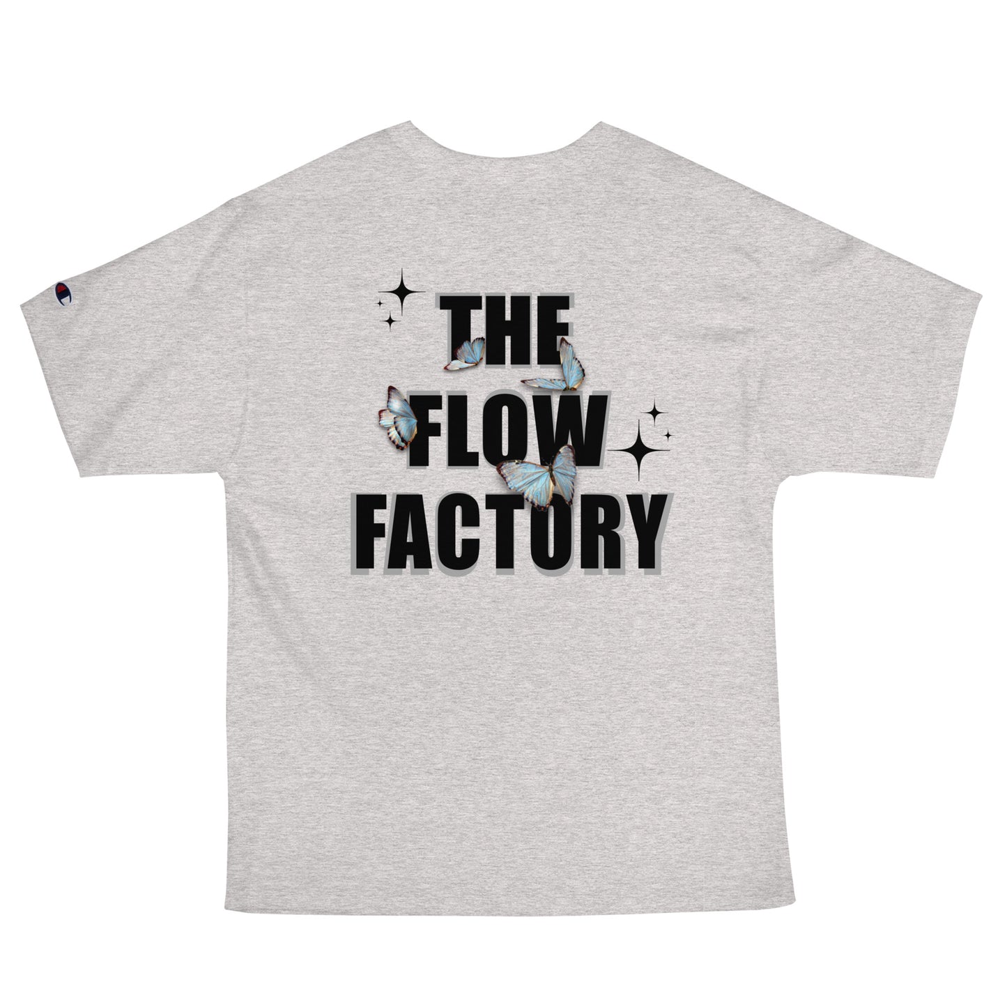 Camiseta Champion oversize Unisex “the Flow Factory LOGO”