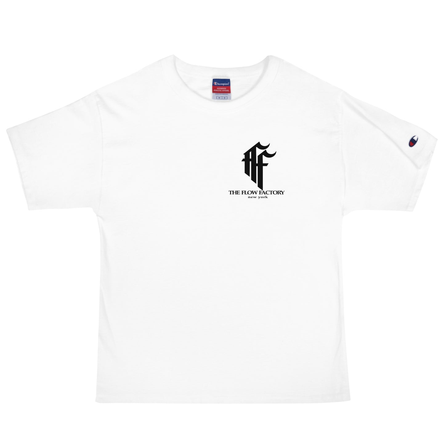 Camiseta Champion oversize Unisex “the Flow Factory LOGO”