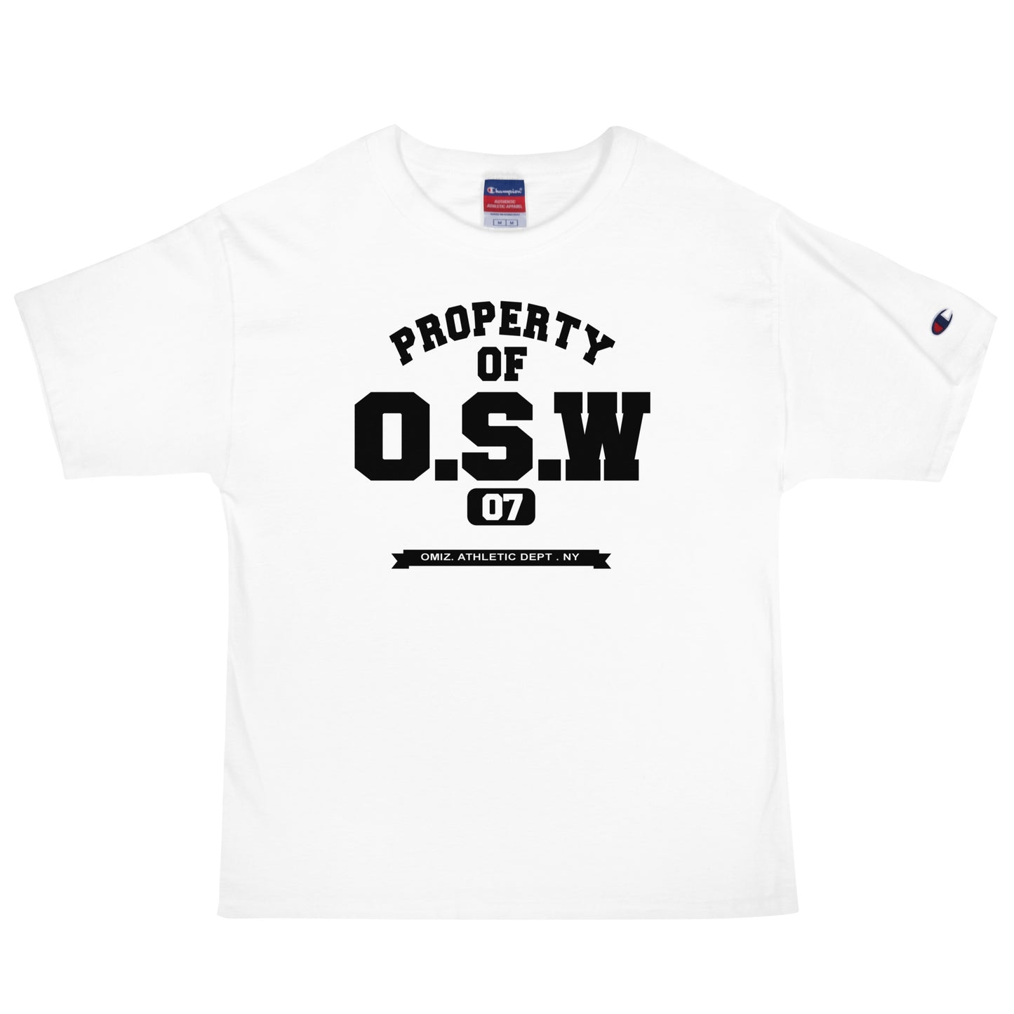 Camiseta oversize  Champion Unisex “PROPERTY OF”