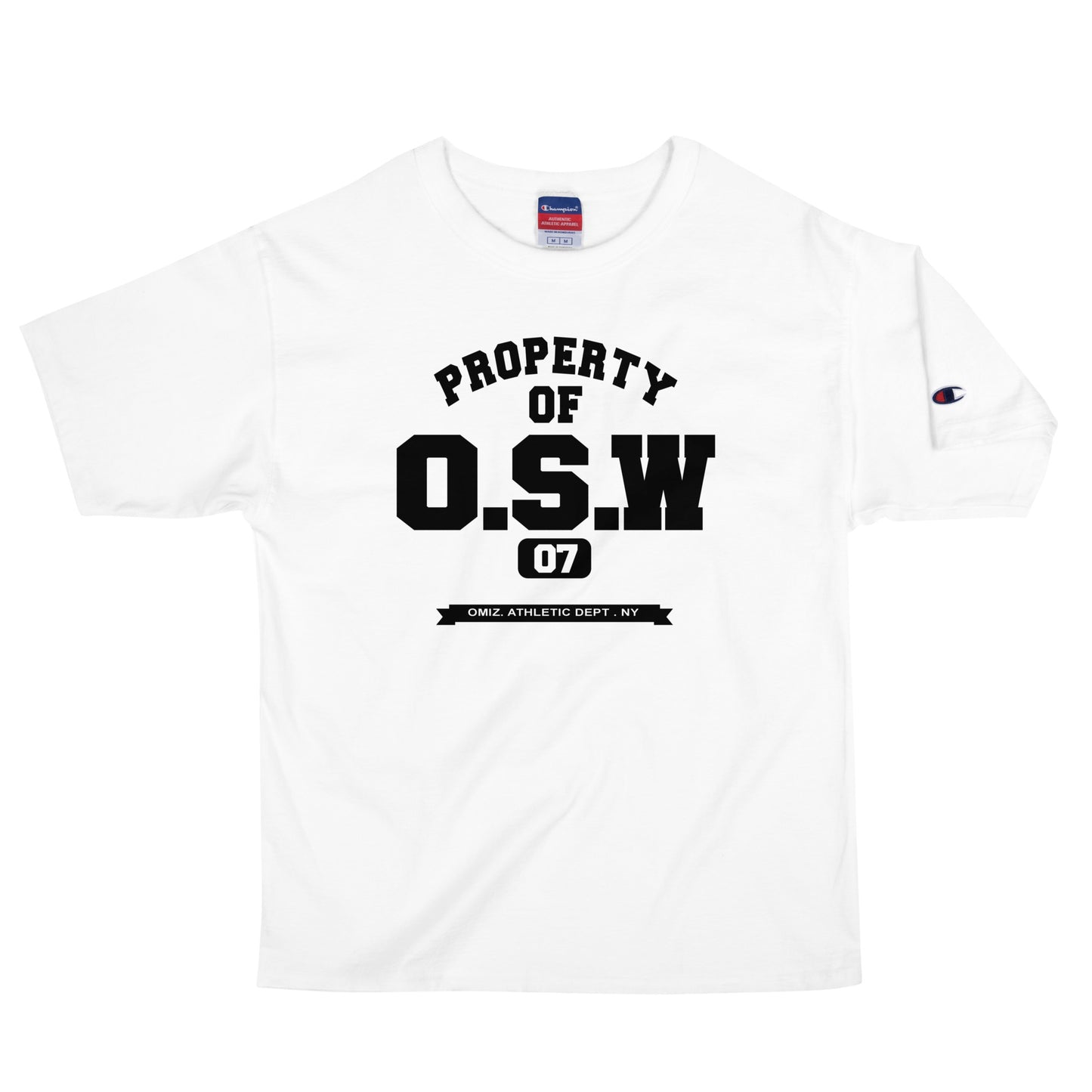 Camiseta oversize  Champion Unisex “PROPERTY OF”